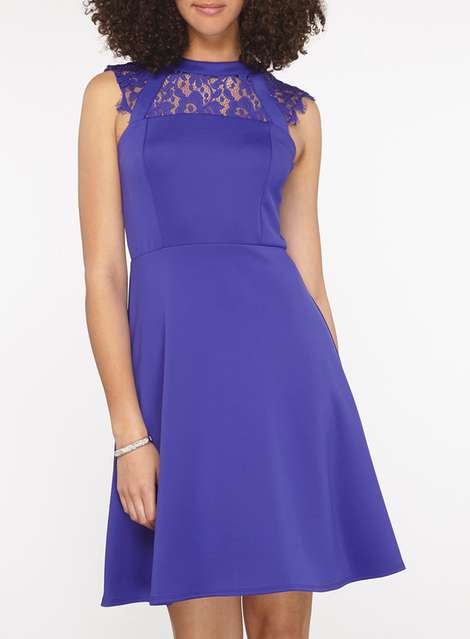 **Tall Ultra Violet Lace Dress